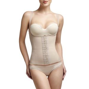 SQUEEM open bust Vest  Beige shape wear